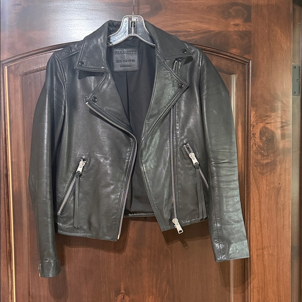 All Saints Dalby Biker Jacket - Picture 5 of 12